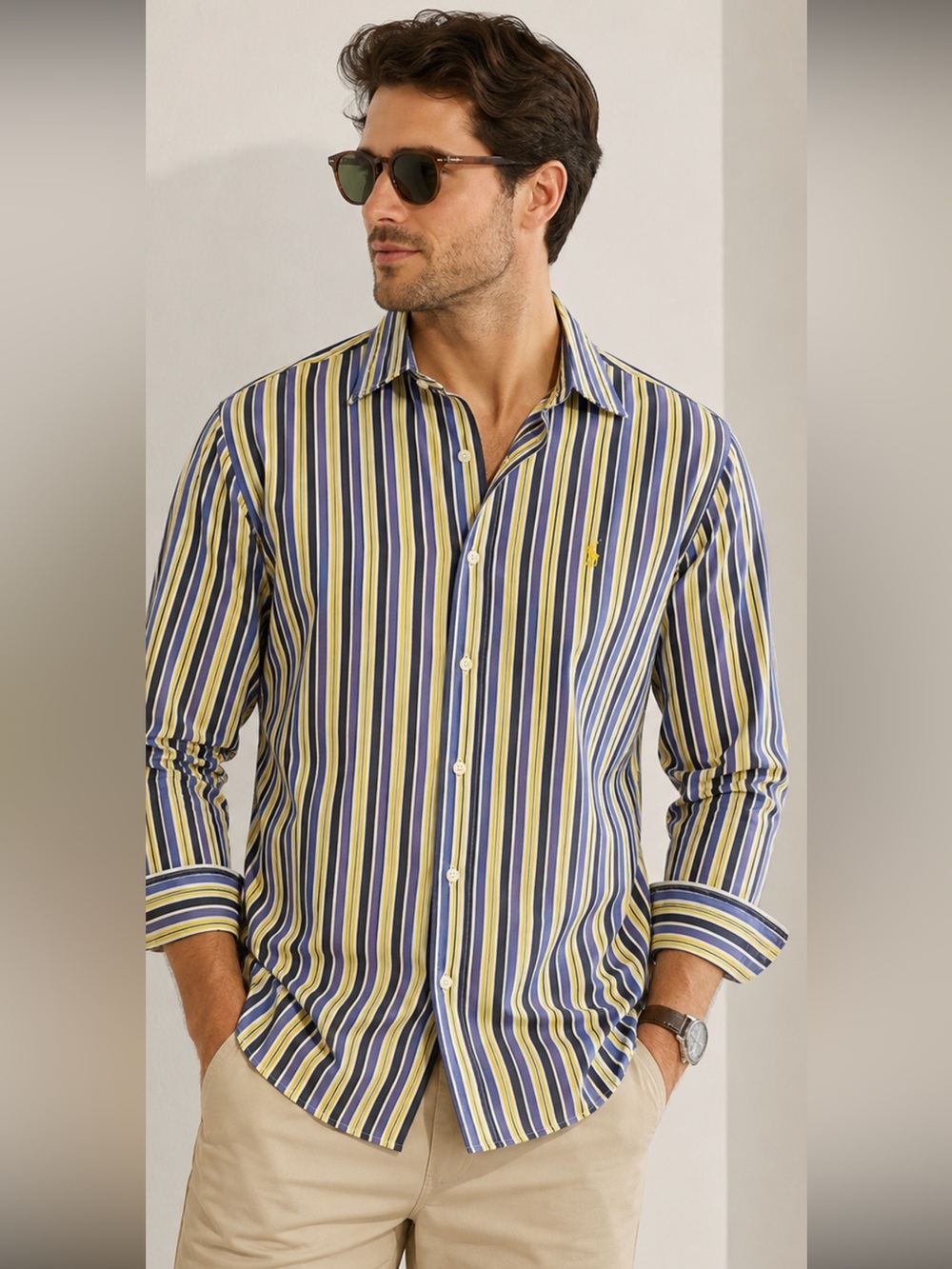 Ralph Lauren XL Striped Cotton Shirt